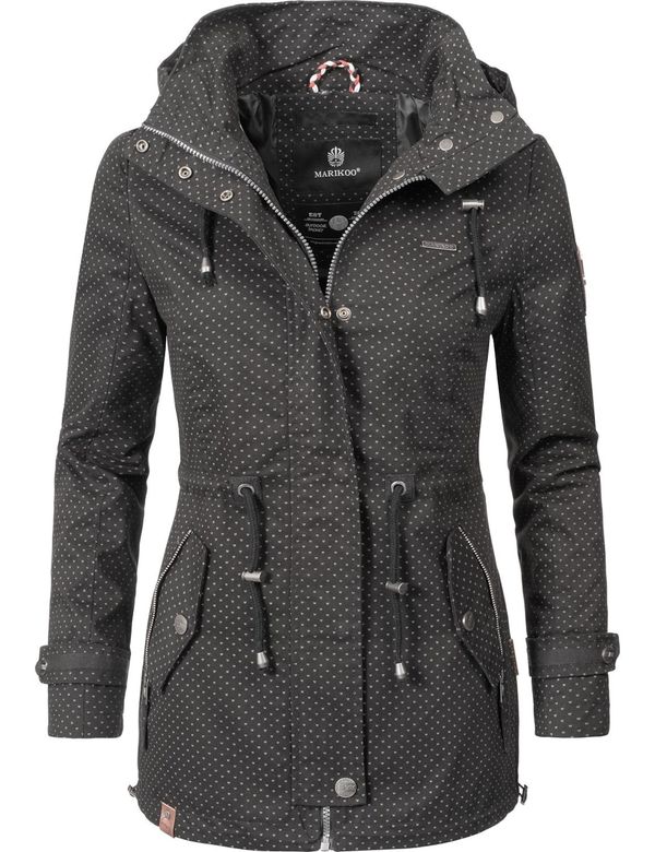MARIKOO MARIKOO Lagana parka 'Nyokoo'  crna / biserno bijela