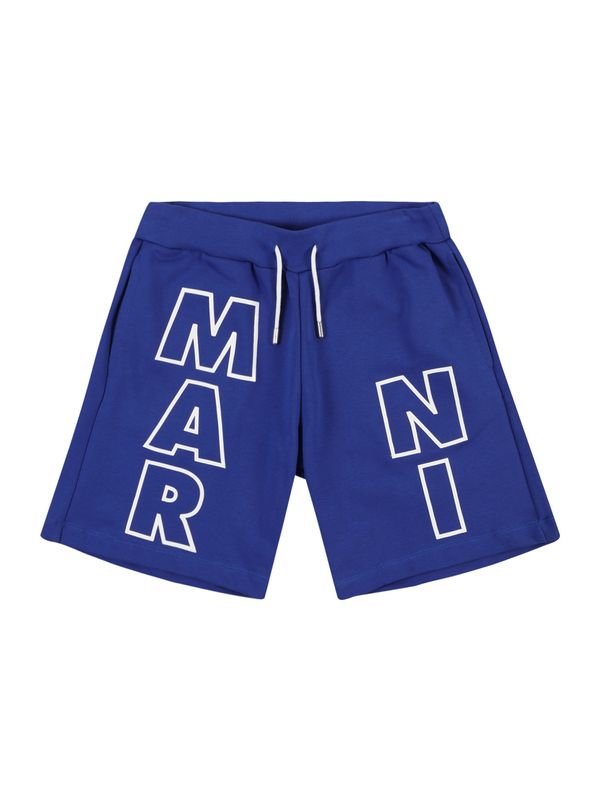 Marni Marni Hlače  plava / bijela