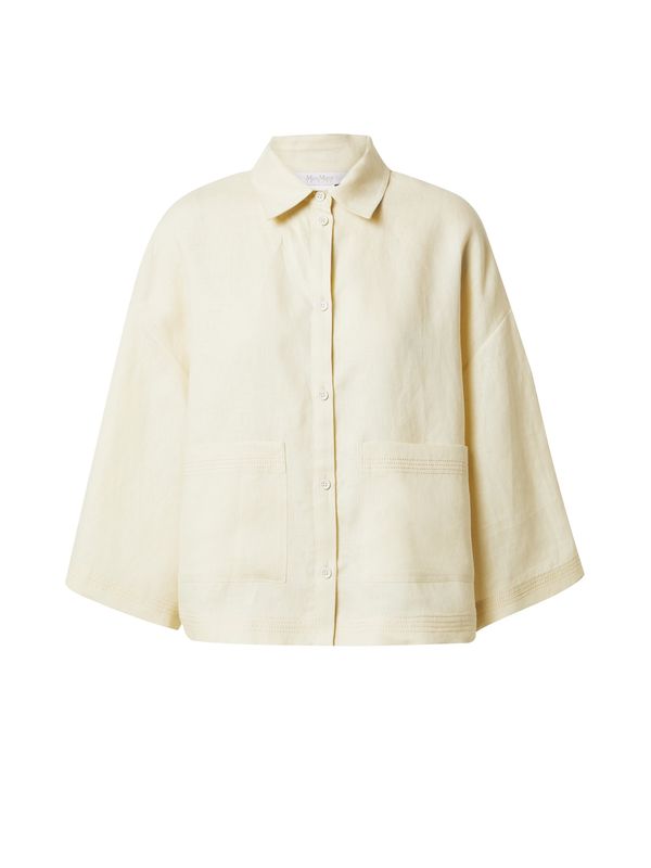 Max Mara Leisure Max Mara Leisure Bluza  ecru/prljavo bijela