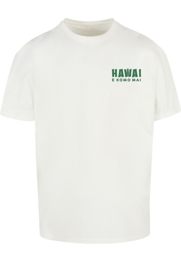 Merchcode Merchcode Majica 'Hawai'  zelena / svijetla bež
