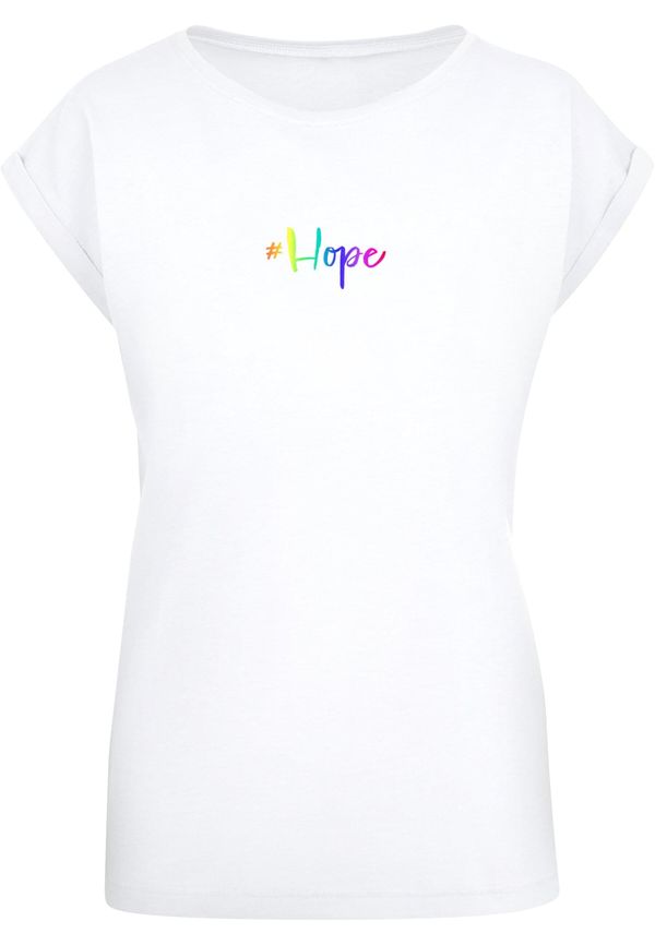 Merchcode Merchcode Majica 'Hope Rainbow'  akvamarin / žuta / ljubičasta / bijela