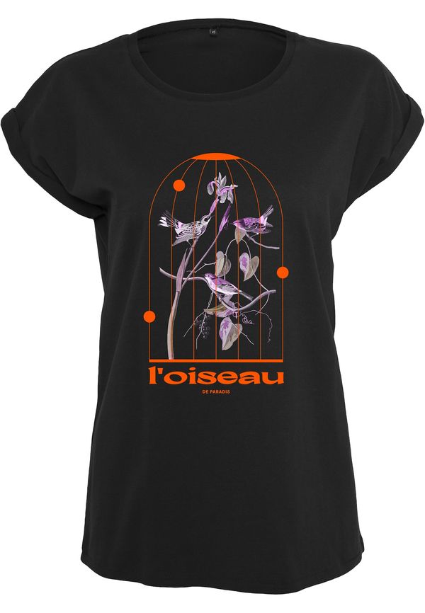Merchcode Merchcode Majica 'L´oiseau De Paradis'  bež / siva / ljubičasta / neonsko ljubičasta / pastelno ljubičasta / narančasto crvena / crna / bijela