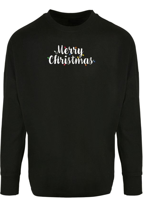 Merchcode Merchcode Majica 'Merry Christmas Lights'  žuta / crvena / crna / bijela