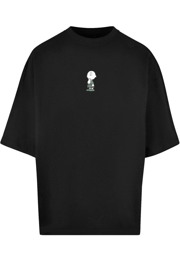 Merchcode Merchcode Majica 'Peanuts - Charlie Brown'  smeđa / zelena / crna / bijela