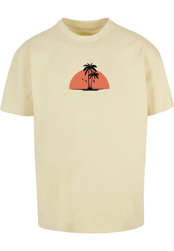 Merchcode Merchcode Majica 'Summer - Beach'  svijetložuta / miks boja