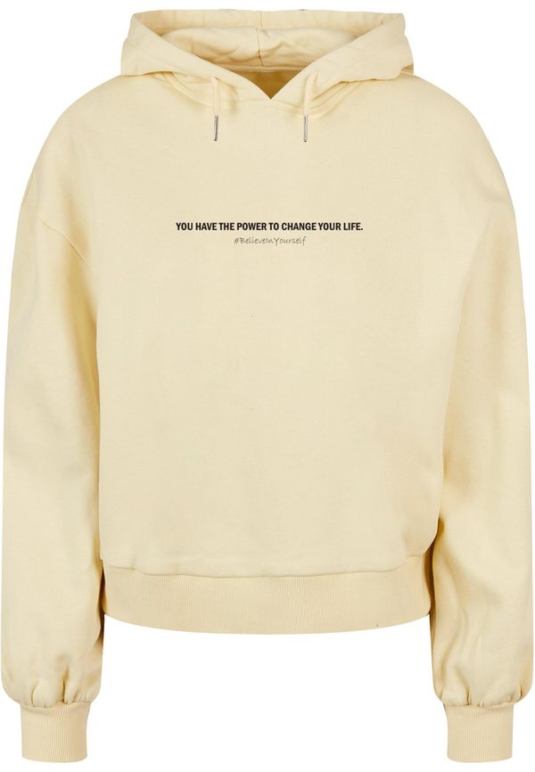 Merchcode Merchcode Sweater majica 'WD -  Believe In Yourself'  žuta / crna