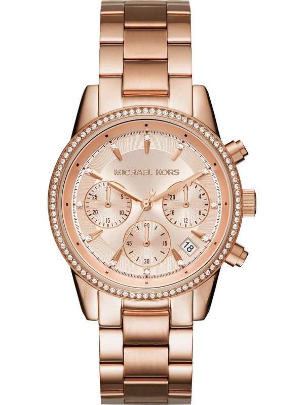 Michael Kors Michael Kors Analogni sat 'MK6357'  rozo zlatna