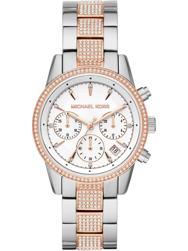 Michael Kors Michael Kors Analogni sat 'MK6651'  rozo zlatna / srebro