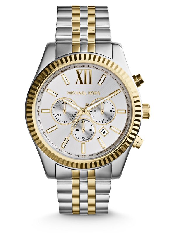 Michael Kors Michael Kors Analogni sat 'MK8344'  zlatno žuta / srebro