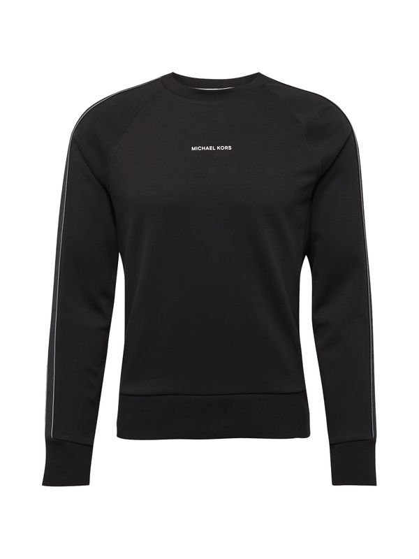 Michael Kors Michael Kors Sweater majica  crna / bijela