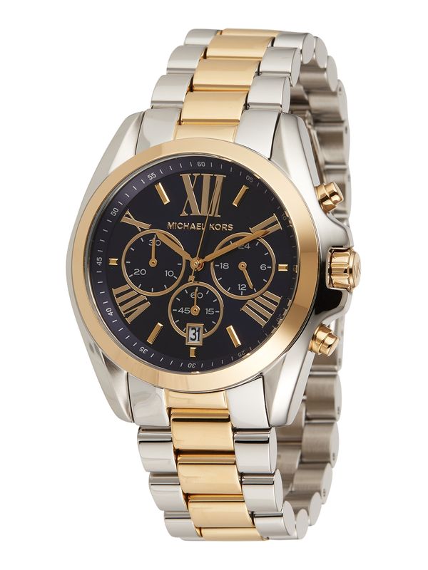 MICHAEL Michael Kors MICHAEL Michael Kors Analogni sat 'Chronograph'  plava / zlatna / srebro