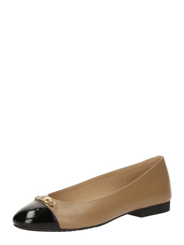MICHAEL Michael Kors MICHAEL Michael Kors Balerinke 'REBECCA'  svijetlosmeđa / crna