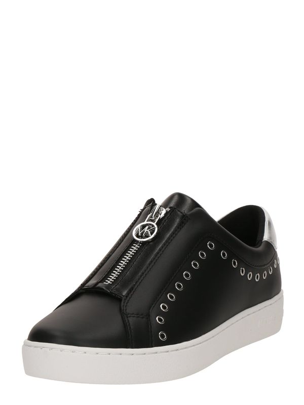 MICHAEL Michael Kors MICHAEL Michael Kors Niske tenisice 'KEATON'  crna / srebro