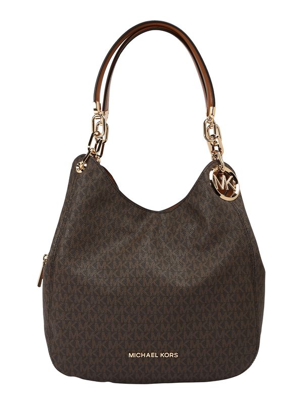 MICHAEL Michael Kors MICHAEL Michael Kors Ručna torbica 'Lillie'  smeđa / tamno smeđa