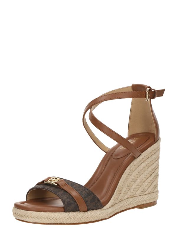 MICHAEL Michael Kors MICHAEL Michael Kors Sandale  čokolada / konjak