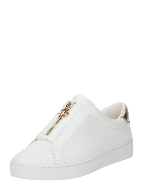 MICHAEL Michael Kors MICHAEL Michael Kors Slip On tenisice 'KEATON'  zlatna / bijela