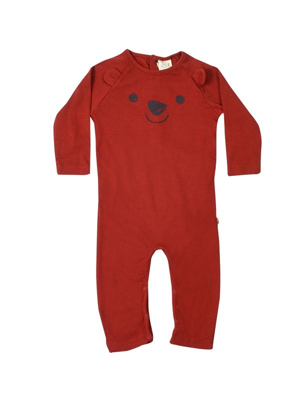 Milk & Muffin Milk & Muffin Jednodijelni komplet 'BEAR'  crvena / crna