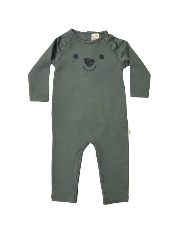 Milk & Muffin Milk & Muffin Jednodijelni komplet 'BEAR'  kaki / tamno zelena / crna