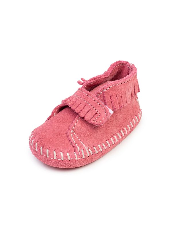 Minnetonka Minnetonka Čizme 'Front Strap'  roza