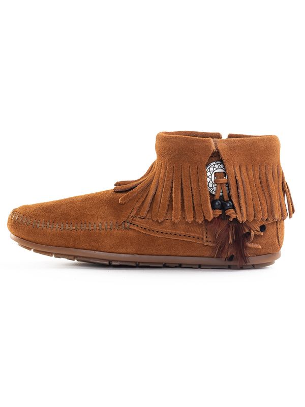 Minnetonka Minnetonka Čizmice 'Concho'  kestenjasto smeđa / crna / srebro