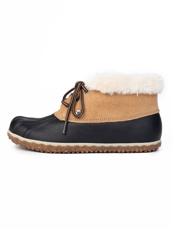 Minnetonka Minnetonka Čizmice 'Tega'  boja devine dlake (camel)