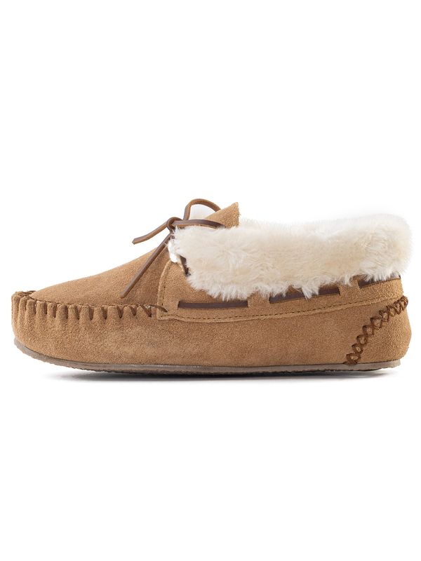 Minnetonka Minnetonka Mokasinke 'Chrissy'  smeđa / bijela