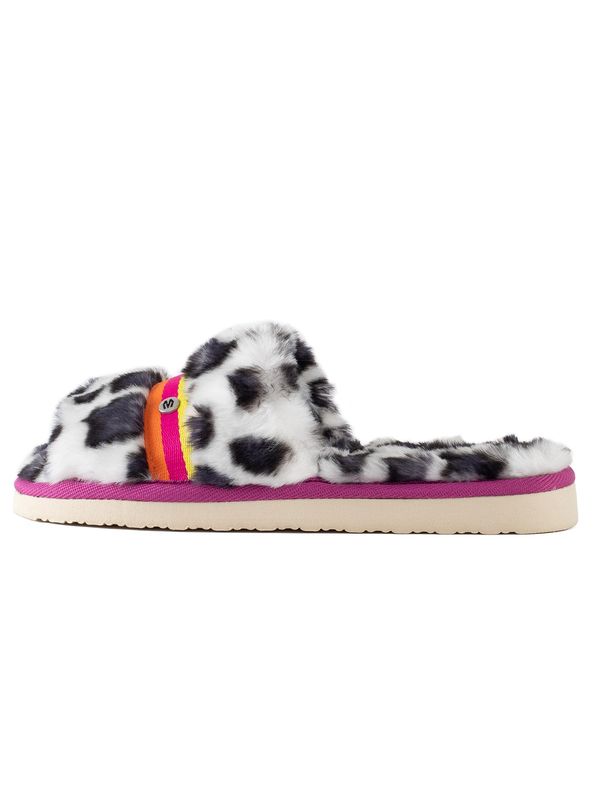 Minnetonka Minnetonka Natikače s potpeticom 'London'  narančasta / crvena / crna / bijela