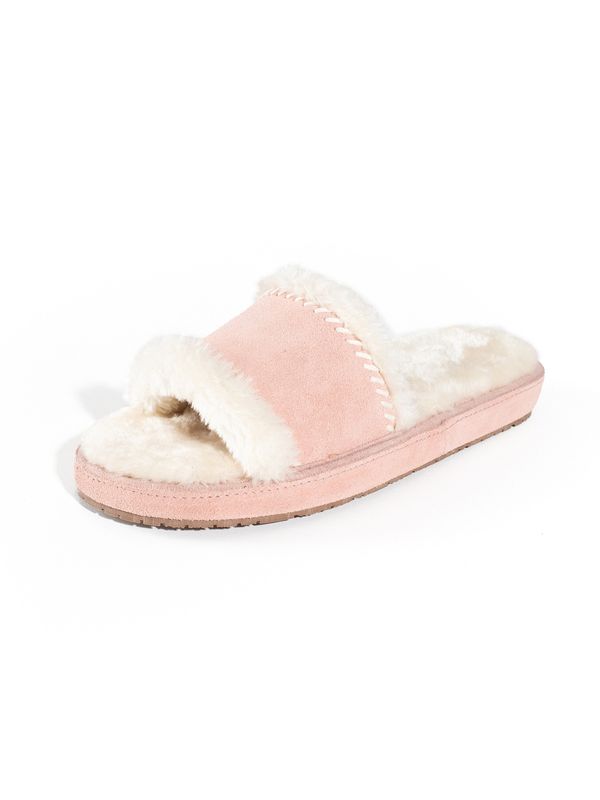 Minnetonka Minnetonka Papuče ' Loni'  roza / bijela