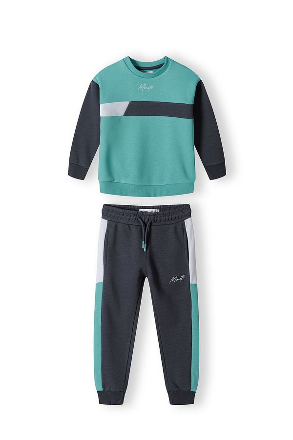 MINOTI MINOTI Jogging komplet  antracit siva / svijetlosiva / žad