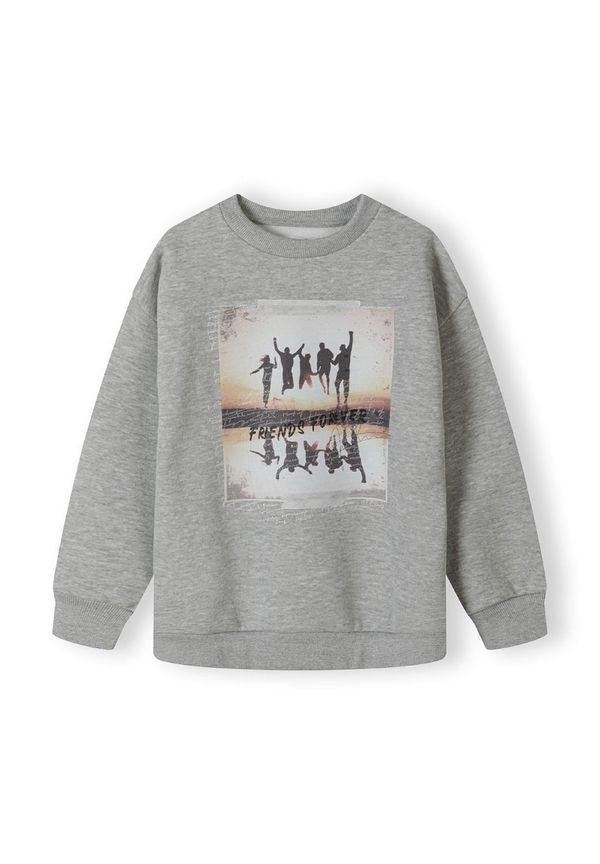 MINOTI MINOTI Sweater majica  bež / siva melange / crna