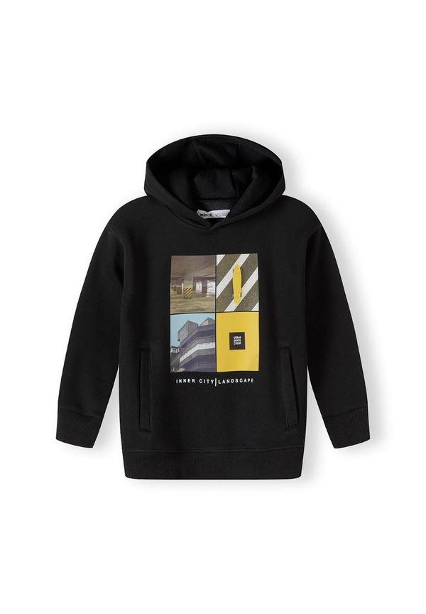 MINOTI MINOTI Sweater majica  plava / smeđa / žuta / crna / bijela