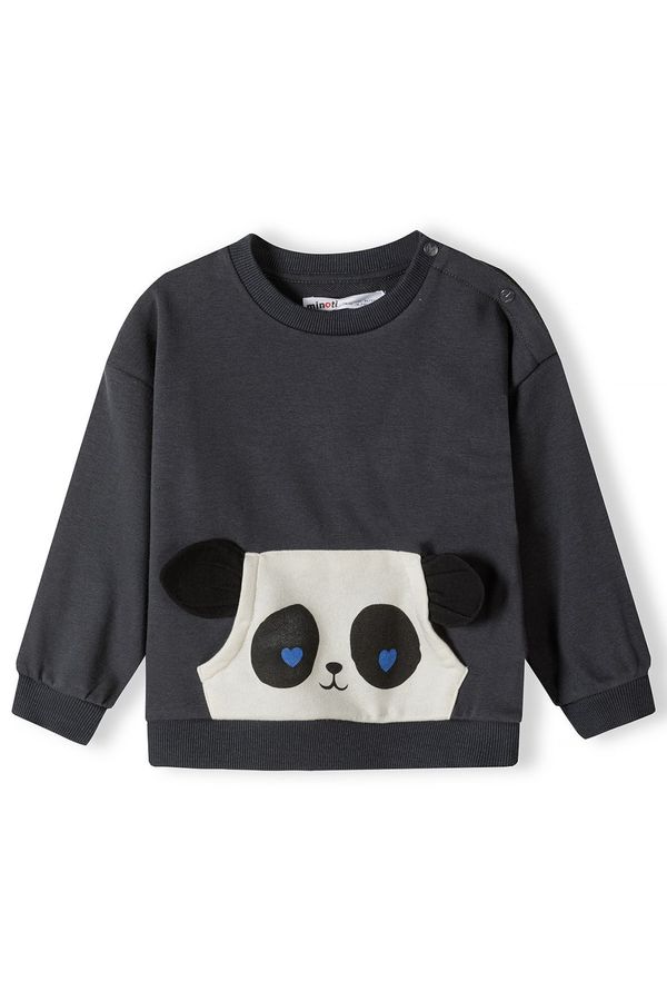 MINOTI MINOTI Sweater majica  plava / tamo siva / crna / bijela
