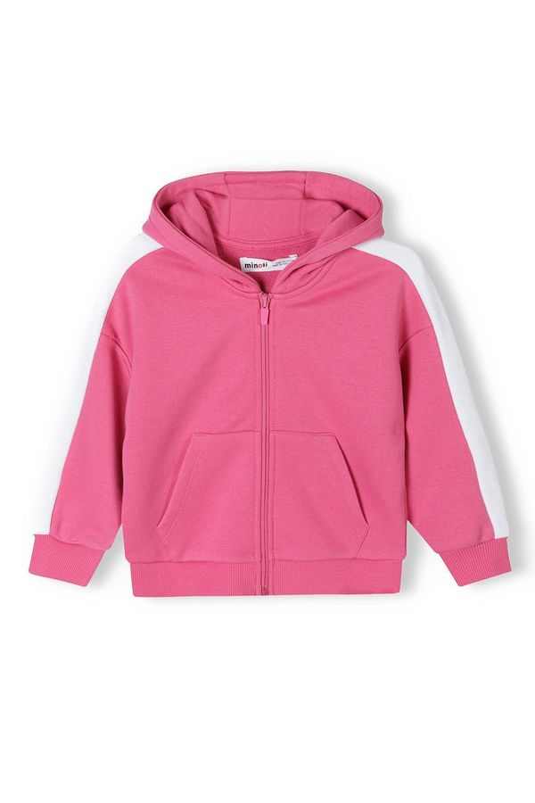 MINOTI MINOTI Sweater majica  roza / bijela