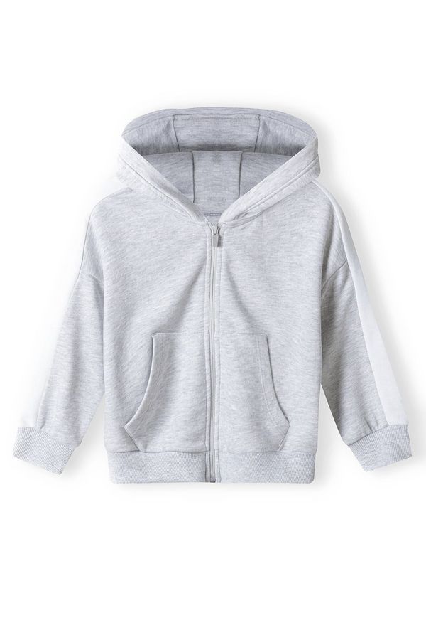 MINOTI MINOTI Sweater majica  siva / bijela