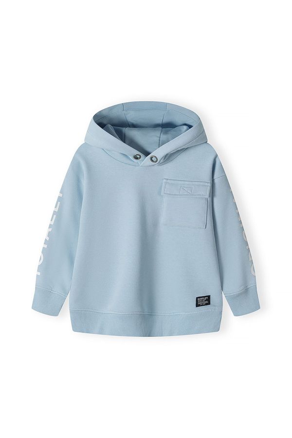 MINOTI MINOTI Sweater majica  svijetloplava / prljavo bijela
