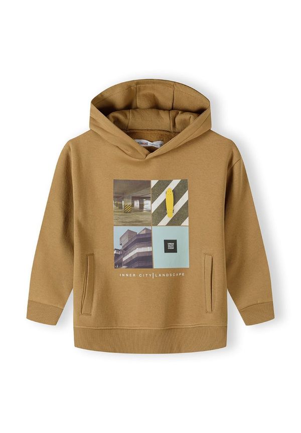 MINOTI MINOTI Sweater majica  svijetlosmeđa / tamo siva / menta