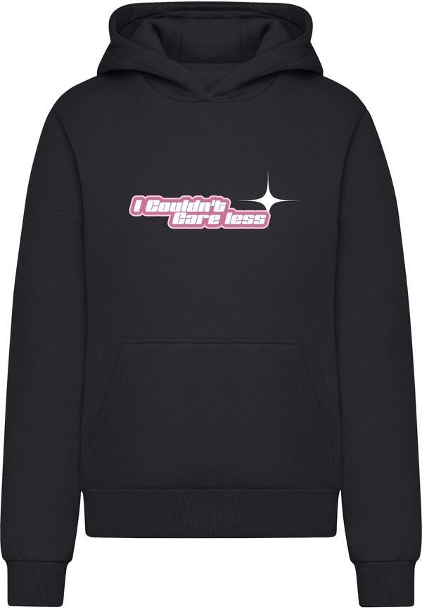 Miss Tee Miss Tee Sweater majica 'Couldn't Care Less Ladies Fluffy'  miks boja / crna