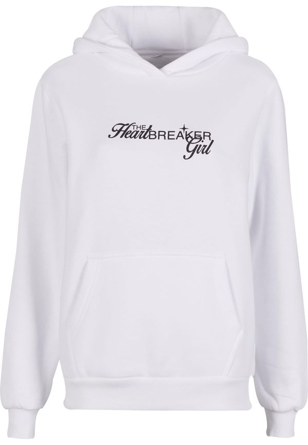 Miss Tee Miss Tee Sweater majica 'Heartbreaker Girl'  roza / crna / bijela