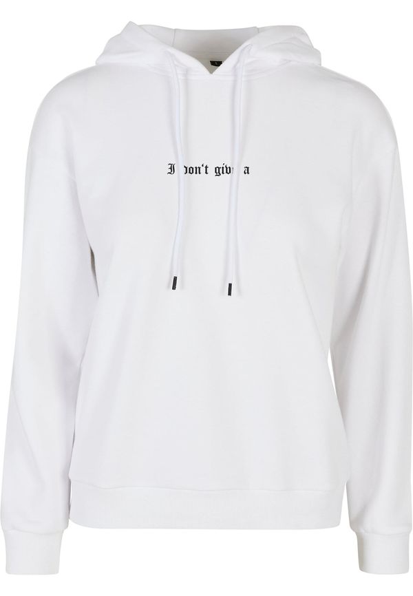 Miss Tee Miss Tee Sweater majica 'I Dont Give A'  crna / bijela