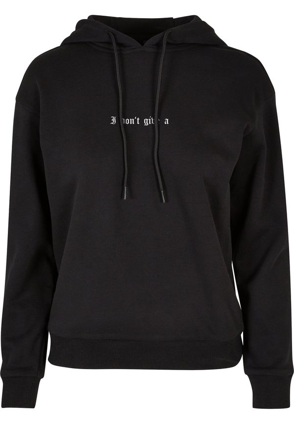 Miss Tee Miss Tee Sweater majica 'I Dont Give A'  siva / crna