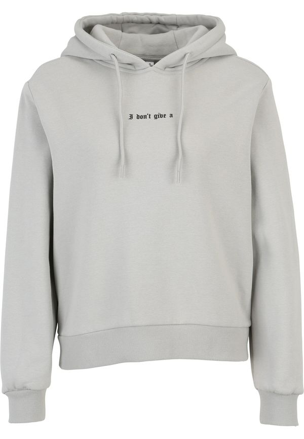 Miss Tee Miss Tee Sweater majica 'I Dont Give A'  siva / crna / bijela