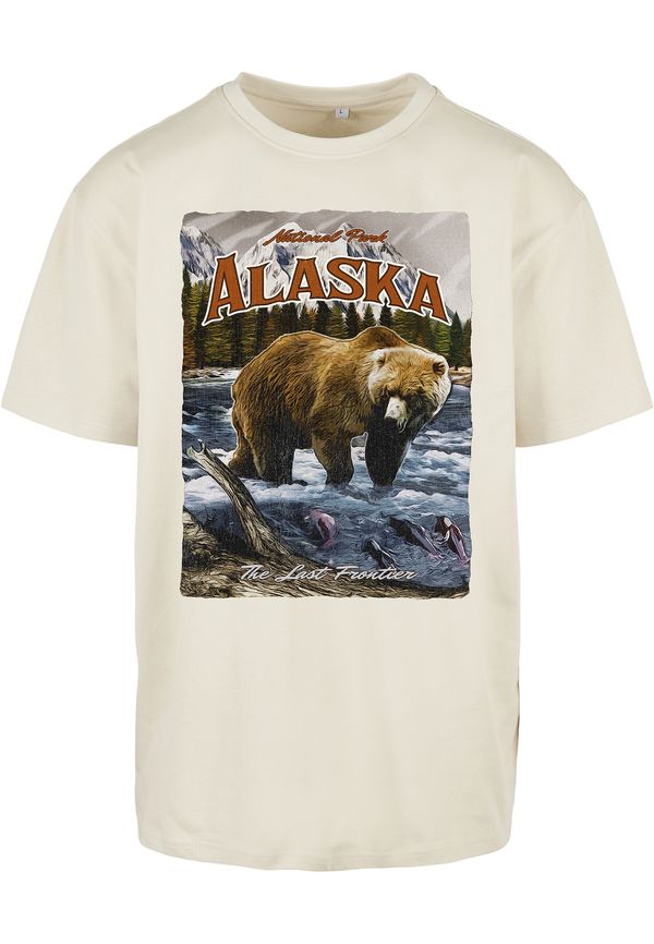 Mister Tee Mister Tee Majica 'Alaska'  ecru/prljavo bijela / svijetloplava / svijetlosmeđa / crvena