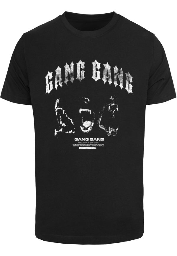 Mister Tee Mister Tee Majica 'Gang Gang'  crna / bijela
