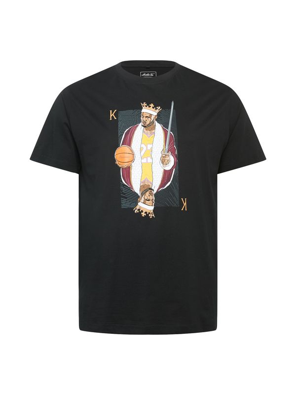 Mister Tee Mister Tee Majica 'King James'  miks boja / crna