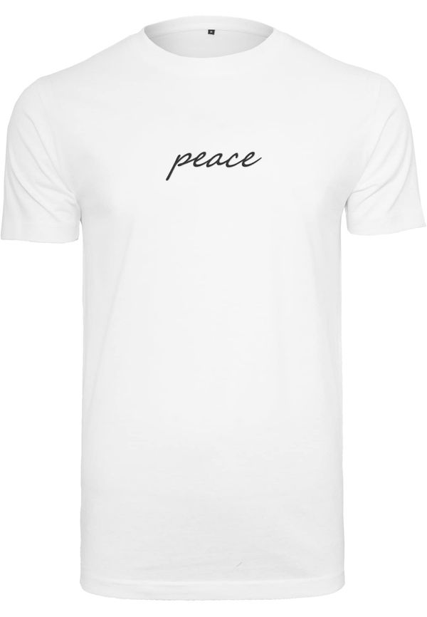 Mister Tee Mister Tee Majica 'Peace Wording'  crna / bijela