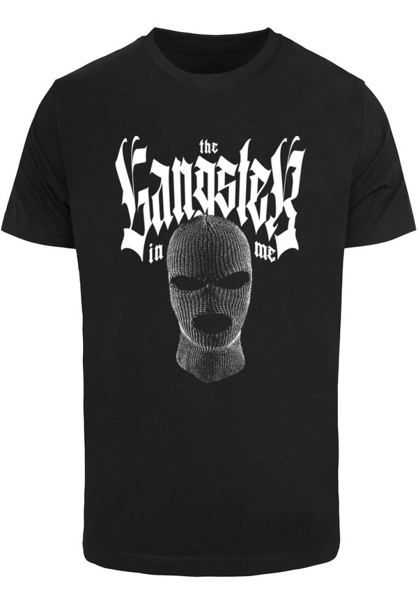 Mister Tee Mister Tee Majica 'The Gangster In Me Tee'  crna / bijela