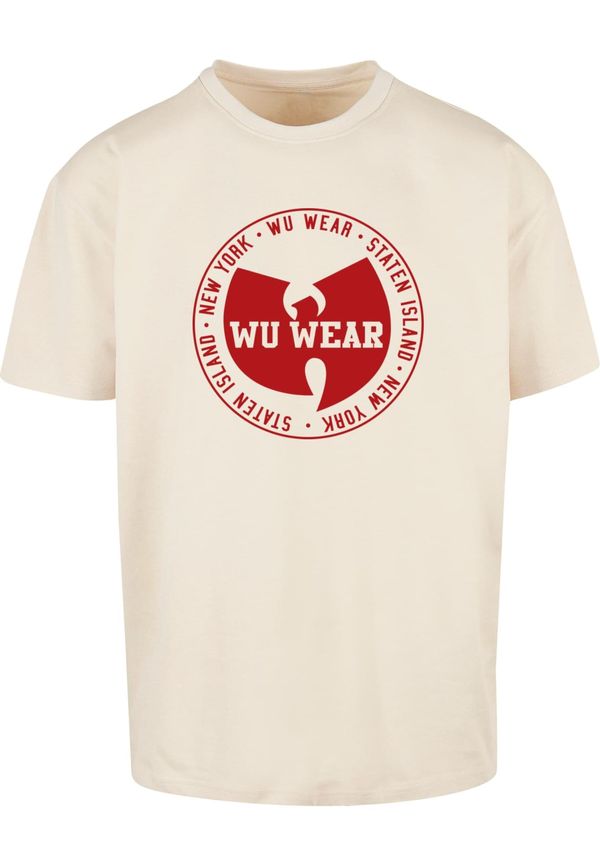 Mister Tee Mister Tee Majica 'WU Wear Circle'  boja pijeska / tamno crvena