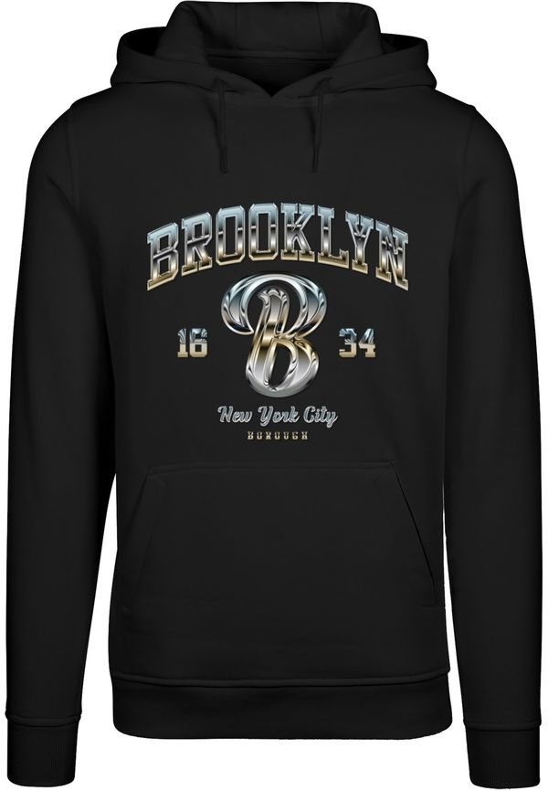 Mister Tee Mister Tee Sweater majica 'BRKLN'  svijetloplava / svijetložuta / crna