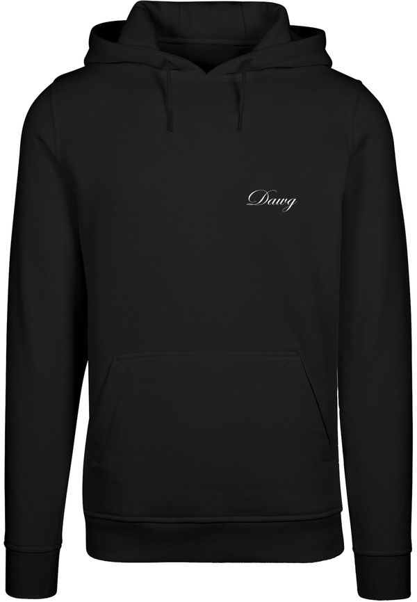 Mister Tee Mister Tee Sweater majica 'Dawg'  dimno siva / crna