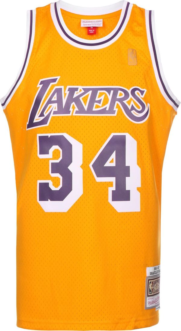 Mitchell & Ness Mitchell & Ness Majica  zlatno žuta / ljubičasta / bijela